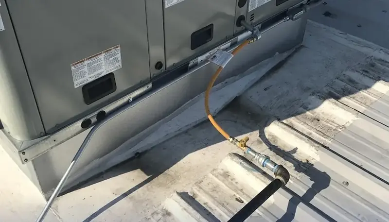 Gas line installation by AL Rooter Plumbing